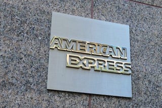 AMEX Sign outside building