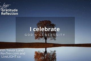 God&#39;s generosity