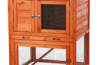 TRIXIE Pet Products Rabbit Hutch with Peaked Roof, Small