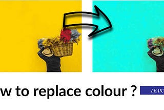 How to replace colour in an image?