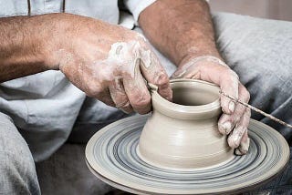 The First Technique a Pottery Beginner Must Learn — Spinning Pots