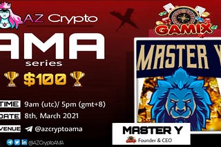 AZCryptoAMA Recap; AZ Crypto x GamixNfts