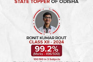 Personalized Learning Program: How ODM Tailors Education to Foster State Toppers?