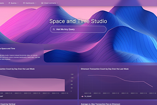 使用 Space and Time Studio 获取 API 密钥