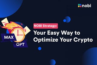 Nobi Strategy, Your Easy Way To Optimize Your Crypto