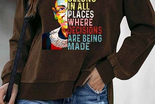 Ruth Bader Ginsburg Story And Theme T-shirts