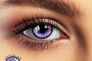 Queen Deep Violet Anime Eye Colored Contacts