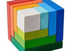 3D Rainbow Cube Arranging Game - the Best Christmas Gift