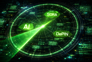 AI Concept Coins Flying Everywhere?