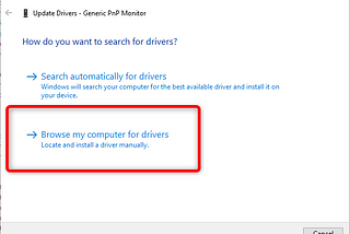 How to Update Monitor Drivers