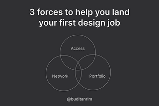 3 elements to prepare to get your first product design job