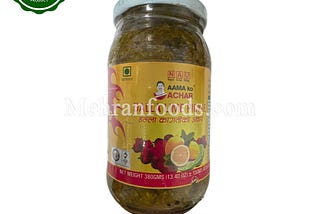 Aama Lime Pickle — Tangy, Spicy Delight with Authentic Flavor