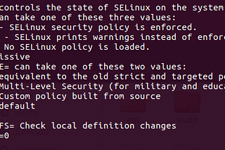 Disable SELinux on Ubuntu: