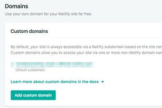 Enable HTTPS on Netlify