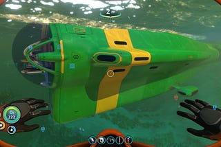 My subnautica cyclops, the SS Lady Saw