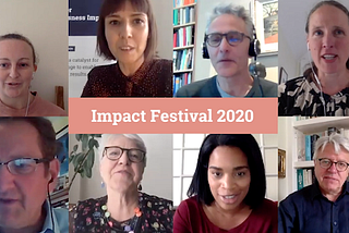 Accelerating impact: reflections on the Impact Festival 2020