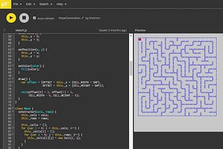 How to Generate Mazes Using Depth-First Algorithm