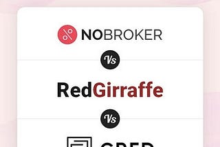 Pay your rent using a credit card: Cred vs NoBroker vs RedGiraffe
