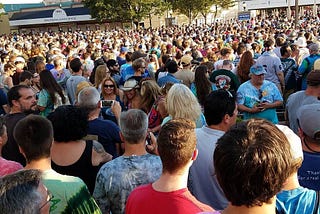 Waiting to get into the show… #deadandcompany