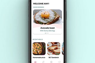 New Healthy Eating App Design