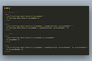 ngIf — Store the conditional result in a variable