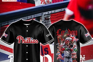 Phillies 2024 Crossing the Pond Baseball Jersey