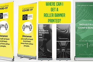 Who Delivers Printed Roller Banners?