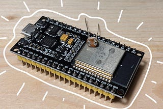 ESP32 and photoresistor