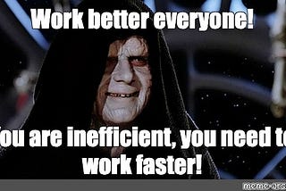 Faster! Faster! Faster!