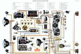 Схема электрооборудования автомобиля ГАЗ-69М