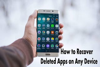 How to recover deleted apps || How to Recover Deleted Apps On iPhone OR Any Smart Phone