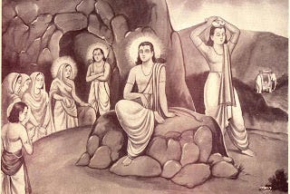 Ramayana — 8: Bharata’s return from Kekaya and bringing back Rama’s sandals.