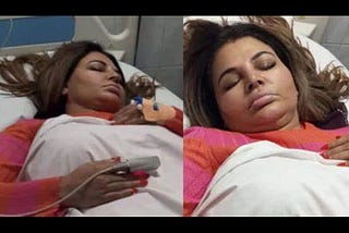 Rakhi Sawant ची तब्येत अचानक बिघडली, हॉस्पिटलच्या बेडवर बेशुद्ध अवस्थेतील फोटो झाले व्हायरल