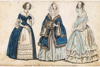 Women’s Fashion Trends for January 1841