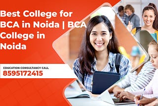 Best college for BCA in Noida | BCA college in Noida