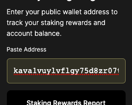 Kava: Daily Staking Rewards Reports