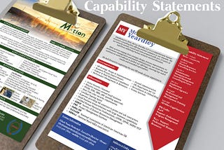 design a professional business capability statement