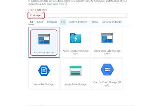 Azure Data Factory — Datasets and Linked Services