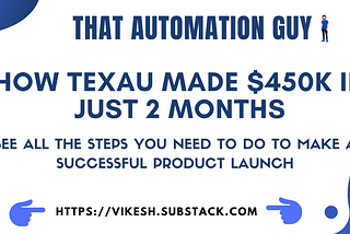 Are you launching a product? See how we made $450K in the first two months