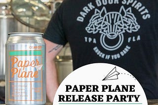 Dark Door & Cigar City Paper Plane Canned Cocktail