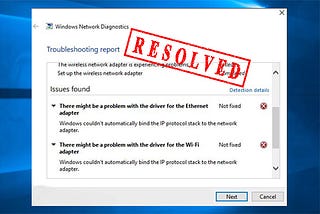Fixed: Windows Couldn’t Automatically Bind the IP [2021 Update]