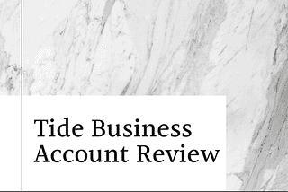 Tide business account review