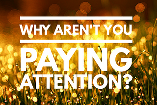 You Don’t Need to be a Mindfulness Guru to Learn How to Pay Attention