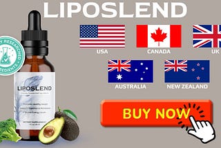 LipoSlend Drops (USA, CA, UK, AU, NZ & IE) Pills Reviews & Final Words [2024]