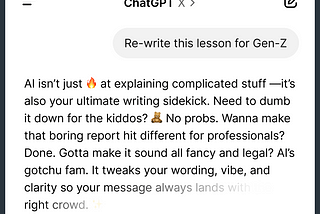 Learning AI: Writing & Re-Writing