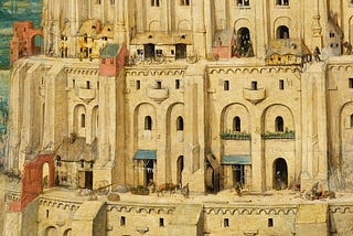 The Tower of Babel (1563) by Pieter Bruegel the Elder.