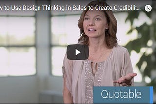 Design Thinking and Credibility