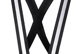 Alsino Gilet réfléchissant réglable pour adultes  adolescents - Haute visibilité, Réglable, Léger - Idéal pour le jogging, le vélo, la randonnée, la course à pied, la moto, choisir coleur: noir