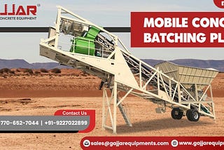 Mobile Concrete Batching Plant in Guyana