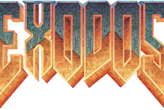the eXoDOS DOOM-style logo